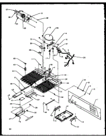 Machine Compartment parts for Amana Side-By-Side Refrigerator SZD20NE-P1162501WE from AppliancePartsPros.com