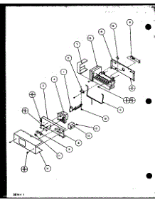 Ice Maker parts for Amana Side-By-Side Refrigerator SZD25MPE-P1121012WE from AppliancePartsPros.com