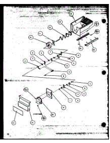 Crushed Ice Bucket parts for Amana Side-By-Side Refrigerator SZD27MPB-P1124306WB from AppliancePartsPros.com