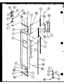 Freezer Door parts for Amana Side-By-Side Refrigerator SZD27MPL-P1124303WL from AppliancePartsPros.com