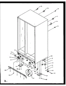 Drain And Rollers (Sqd25nbl / P1162417wl) (Sqd25nbw / P1162417ww) (Sqd25nb2l / P1162425wl) (Sqd25nb2w / P1162425ww) (Sqd25nb2w / P1162430ww) (Sqd25nb2l / P1162430wl) (Szd27nl / P1162404wl) (Szd27nw / P1162404ww) (Szd27ne / P1162404we) (Szd27ne / P1162410we) (Szd27nl / P1162410 parts for Amana Side-By-Side Refrigerator SZD27NW-P1162410WW from AppliancePartsPros.com