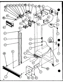 Refrigerator / Freezer Controls And Cabinet Part parts for Amana Side-By-Side Refrigerator SZDE20KB-P1102502W from AppliancePartsPros.com
