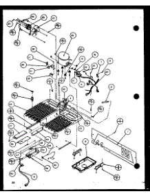 Machine Compartment parts for Amana Side-By-Side Refrigerator SZDE20KB-P1102502W from AppliancePartsPros.com