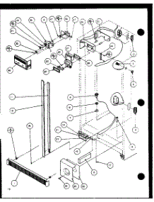 Refrigerator / Freezer Controls And Cabinet Parts parts for Amana Side-By-Side Refrigerator SZDE20KP-P1117603W from AppliancePartsPros.com