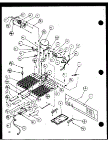 Machine Compartment parts for Amana Side-By-Side Refrigerator SZDE20KP-P1117603W from AppliancePartsPros.com