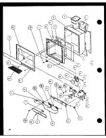 Ice And Water Cavity parts for Amana Side-By-Side Refrigerator SZDE20KP-P1117603W from AppliancePartsPros.com