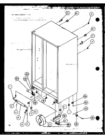 Drain And Rollers parts for Amana Side-By-Side Refrigerator SZDE20MPW-P1120303WW from AppliancePartsPros.com