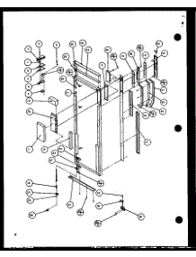 Refrigerator Door Handle And Trim parts for Amana Side-By-Side Refrigerator SZDE25K-P1102510W from AppliancePartsPros.com
