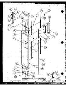 Freezer Door (Szde27mw / P1124401ww) (Szde27ml / P1124401wl) (Szde27mbw / P1124402ww) (Szde27mbl / P1124402wl) (Szde27mpw / P1124403ww) (Szde27mpe / P1124403we) (Szde27mpl / P1124403wl) parts for Amana Side-By-Side Refrigerator SZDE27MPL-P1124403WL from AppliancePartsPros.com