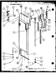 Refrigerator Door (Szde27mw / P1124401ww) (Szde27ml / P1124401wl) (Szde27mbw / P1124402ww) (Szde27mbl / P1124402wl) (Szde27mpw / P1124403ww) (Szde27mpe / P1124403we) (Szde27mpl / P1124403wl) parts for Amana Side-By-Side Refrigerator SZDE27MPL-P1124403WL from AppliancePartsPros.com