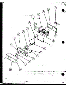 Ice Bucker And Ice Maker parts for Amana Side-By-Side Refrigerator SZDE27MPL-P1124403WL from AppliancePartsPros.com