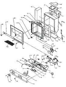 Ice And Water Cavity parts for Amana Side-By-Side Refrigerator SZDE27N-P1162205W from AppliancePartsPros.com