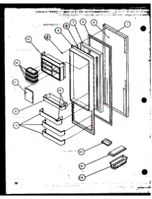 Machine Compartment (Sbi20k / P1102509w) parts for Amana Side-By-Side Refrigerator SZI20K-P1102507W from AppliancePartsPros.com