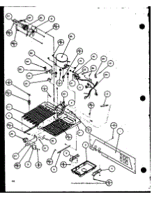 Machine Compartment (Sbi20k / P1102509w) parts for Amana Side-By-Side Refrigerator SZI20K-P1102507W from AppliancePartsPros.com