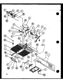 Machine Compartment (Szi20k / P1117801w) parts for Amana Side-By-Side Refrigerator SZI20K-P1117801W from AppliancePartsPros.com