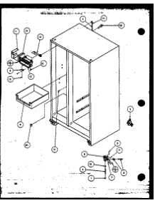 Factory Installed Ice Maker (Sbi20k / P1117802w) parts for Amana Side-By-Side Refrigerator SZI20K-P1117801W from AppliancePartsPros.com