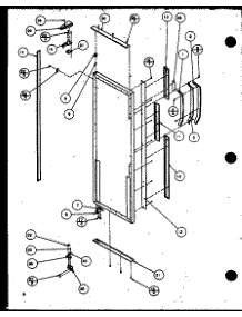 Ref Outer Door parts for Amana Side-By-Side Refrigerator SZI20MW-P1120101WW from AppliancePartsPros.com