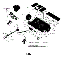 Deck / Axle / Wheels parts for Swisher Mower Attachment T11044 from AppliancePartsPros.com
