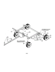 Frame parts for Swisher Mower Attachment T14560A-CA from AppliancePartsPros.com