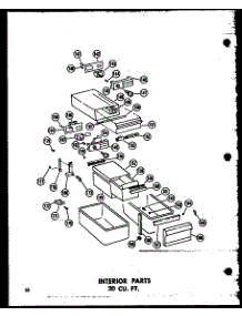 Interior Parts 20 Cu. Ft. (Tr20j / P60236-13W) (Tr20j-C / P60236-13Wc) (Tr20j-Ag / P60236-13Wg) (Tr20j-A / P60236-13Wa) (Td20j / P60236-14W) (Td20j-C / P60236-14Wc) (Td20j-Ag / P60236-14Wg) (Td20j-A / P60236-14Wa) parts for Amana Top-Mount Refrigerator T16J-A-P60236-9WA from AppliancePartsPros.com