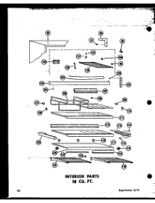 Interior Parts 18 Cu. Ft. (Etm18j / P60178-8W) (Tm18j / P60178-3W) (Tm18j-A / P60178-3Wa) (Tm18j-C / P60178-3Wc) (Tm18j-Ag / P60178-3Wg) (Tc18j-C / P60178-4Wc) (Tc18j / P60178-4W) (Tc18j-Ag / P60178-4Wg) (Tc18j-A / P60178-4Wa) parts for Amana Top-Mount Refrigerator T16J-P60178-1W from AppliancePartsPros.com