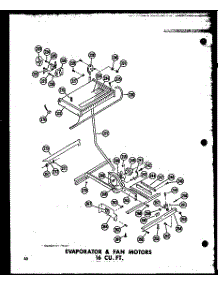 Evaporator & Fan Motors 16 Cu. Ft. (T16j / P60236-9W) (T16j-C / P60236-9Wc) (T16j-Ag / P60236-9Wg) (T16j-A / P60236-9Wa) (Tr16j-C / P60236-10Wc) (Tr16j-A / P60236-10Wa) (Tr16j / P60236-10W) (Tr16j-Ag / P60236-10Wg) (Et16j-C / P60236-15Wc) (Et16j-A / P60236-15Wa) (Et16j / P6023 parts for Amana Top-Mount Refrigerator T16J-P60236-9W from AppliancePartsPros.com