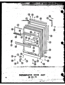 Refrigerator Door Assy 23 Cu. Ft. (Td23n-C / P60236-88Wc) (Td23n-A / P60236-88Wa) (Td23n / P60236-88W) (Td23n-Ag / P60236-88Wg) (Td23w / P60303-14W) (Td23w-C / P60303-14Wc) (Td23w-Ag / P60303-14Wg) (Td23w-A / P60303-14Wa) (Td23n / P60236-89W) (Td23n-Ag / P60236-89Wg) (Td23n- parts for Amana Top-Mount Refrigerator T16W-P60303-6W from AppliancePartsPros.com