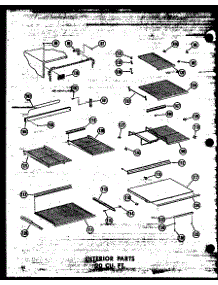 Interior  Parts 20 Cu. Ft. (Tr20w-C / P60303-12Wc) (Tr20w-C / P60303-12Wc) (Tr20w / P60303-12W) (Tr20w-Ag / P60303-12Wg) (Tr20w-C / P60303-17Wc) (Tr20w-A / P60303-17Wa) (Tr20w / P60303-17W) (Tr20w-Ag / P60303-17Wg) (Td20w / P60303-13W) (Td20w-C / P60303-13Wc) (Td20w-Ag / P6030 parts for Amana Top-Mount Refrigerator T16W-P60303-8W from AppliancePartsPros.com