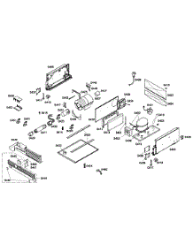 Compressor parts for Thermador Upright Freezer T18BD80FLE from AppliancePartsPros.com