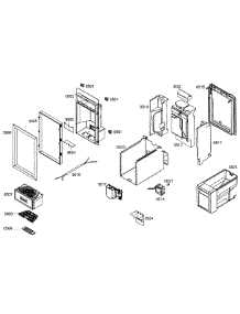 Dispenser parts for Thermador Upright Freezer T18ID80NLP/21 from AppliancePartsPros.com
