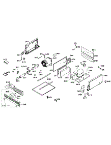 Compressor parts for Thermador Upright Freezer T18ID80NLP/39 from AppliancePartsPros.com