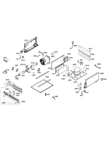 Compressor parts for Thermador Upright Freezer T18ID80NLP/40 from AppliancePartsPros.com