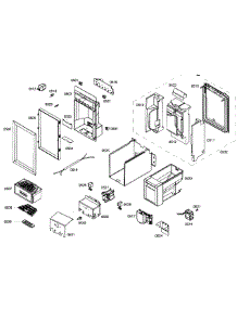 Dispenser parts for Thermador Upright Freezer T18ID80NLP/40 from AppliancePartsPros.com