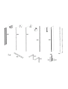 Trim parts for Thermador Upright Freezer T18ID80NLP/42 from AppliancePartsPros.com
