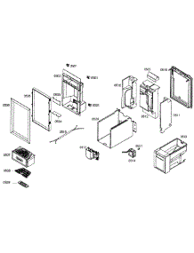Dispenser parts for Thermador Upright Freezer T18ID80NRP/01 from AppliancePartsPros.com