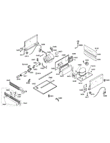 Compressor parts for Thermador Upright Freezer T18ID80NRP/08 from AppliancePartsPros.com