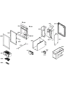 Dispenser parts for Thermador Upright Freezer T18ID80NRP/15 from AppliancePartsPros.com