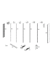 Profile Stripe parts for Thermador Upright Freezer T18IF70FSS-01 from AppliancePartsPros.com
