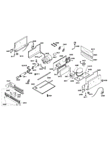 Compressor parts for Thermador Upright Freezer T24ID80NLP/16 from AppliancePartsPros.com