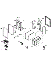 Dispenser parts for Thermador Upright Freezer T24ID80NLP/16 from AppliancePartsPros.com