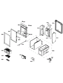Dispenser parts for Thermador Upright Freezer T24ID80NLP/28 from AppliancePartsPros.com