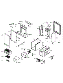 Dispenser parts for Thermador Upright Freezer T24ID80NLP/38 from AppliancePartsPros.com