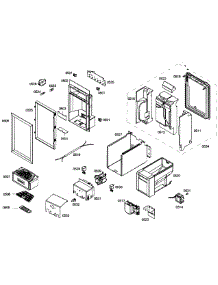 Dispenser parts for Thermador Upright Freezer T24ID80NLP/39 from AppliancePartsPros.com