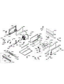 Compressor parts for Thermador Upright Freezer T24ID80NLP/46 from AppliancePartsPros.com
