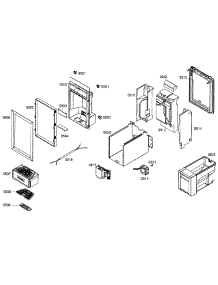 Dispenser parts for Thermador Upright Freezer T24ID80NRP/03 from AppliancePartsPros.com