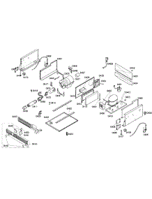 Compressor parts for Thermador Upright Freezer T24ID80NRP/06 from AppliancePartsPros.com