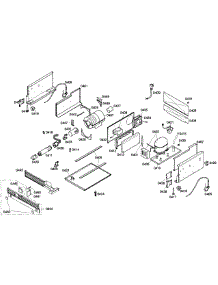 Compressor parts for Thermador Upright Freezer T24ID80NRP/99 from AppliancePartsPros.com