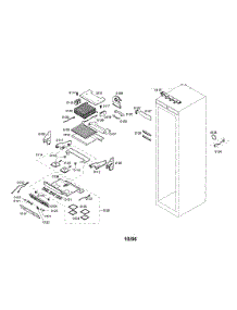 Freezer Section parts for Thermador Upright Freezer T24IF70CSS-01 from AppliancePartsPros.com