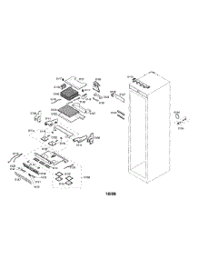 Freezer Section parts for Thermador Upright Freezer T24IF70FSS-01 from AppliancePartsPros.com