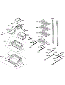 Shelfs parts for Thermador Upright Freezer T24IF70NSP/21 from AppliancePartsPros.com